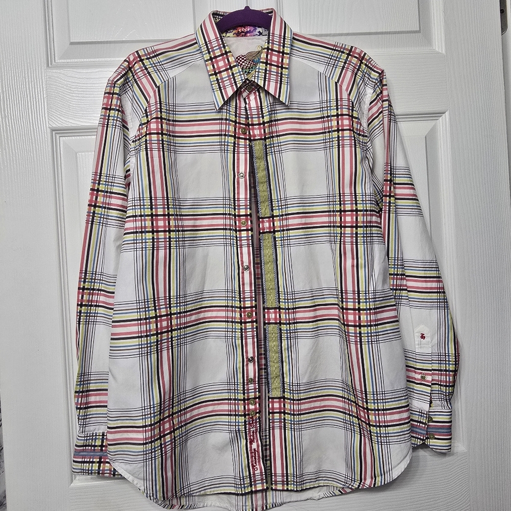 Robert Graham Multicolor Plaid Button-Up Shirt